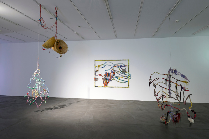 Julien Creuzet,&nbsp;Orpheus was musing upon braised words Under the light rain of a blazing fog Snakes are deaf and dumb anyway Oblivion buried in the depths of insomnia