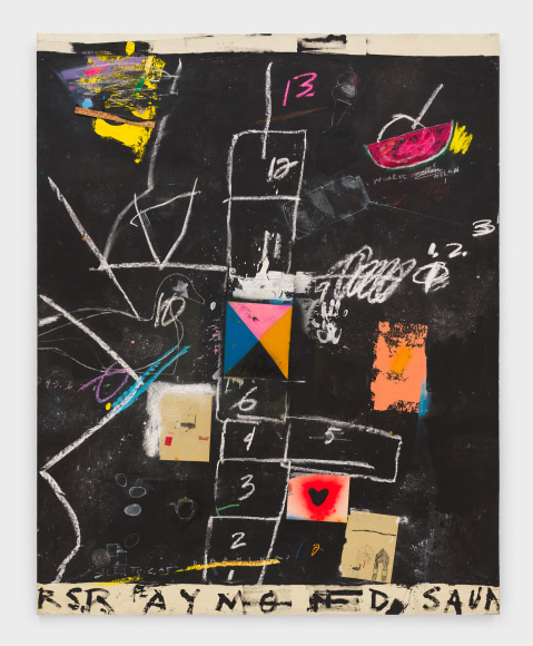Raymond Saunders Celeste Age 5 Invited Me To Tea, 1986