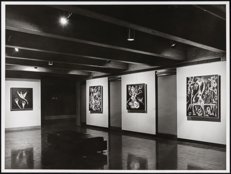 Bertina Lopes Autumn 1972, Funda&ccedil;&atilde;o Calouste Gulbenkian, Lisbon, Portugal