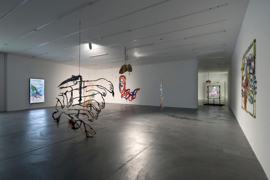 Julien Creuzet,&nbsp;Orpheus was musing upon braised words Under the light rain of a blazing fog Snakes are deaf and dumb anyway Oblivion buried in the depths of insomnia