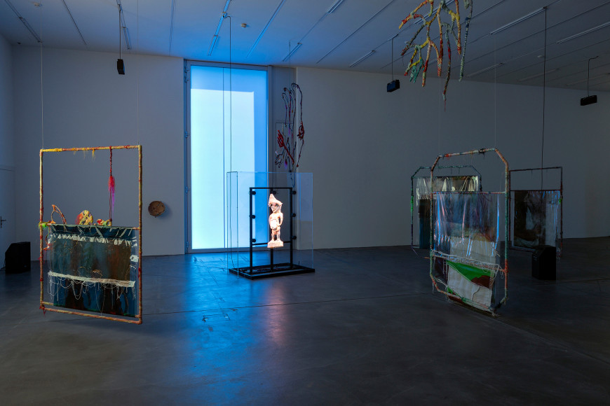 Julien Creuzet,&nbsp;Orpheus was musing upon braised words Under the light rain of a blazing fog Snakes are deaf and dumb anyway Oblivion buried in the depths of insomnia