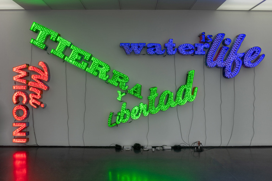 Andrea Bowers, November 20, 2021&nbsp;&ndash;&nbsp;March 27, 2022,&nbsp;MCA Chicago, Illinois