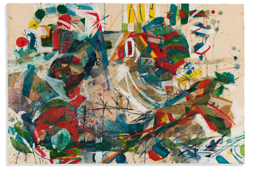 Dream Fantasy, 1967, Mixed media and collage on paper