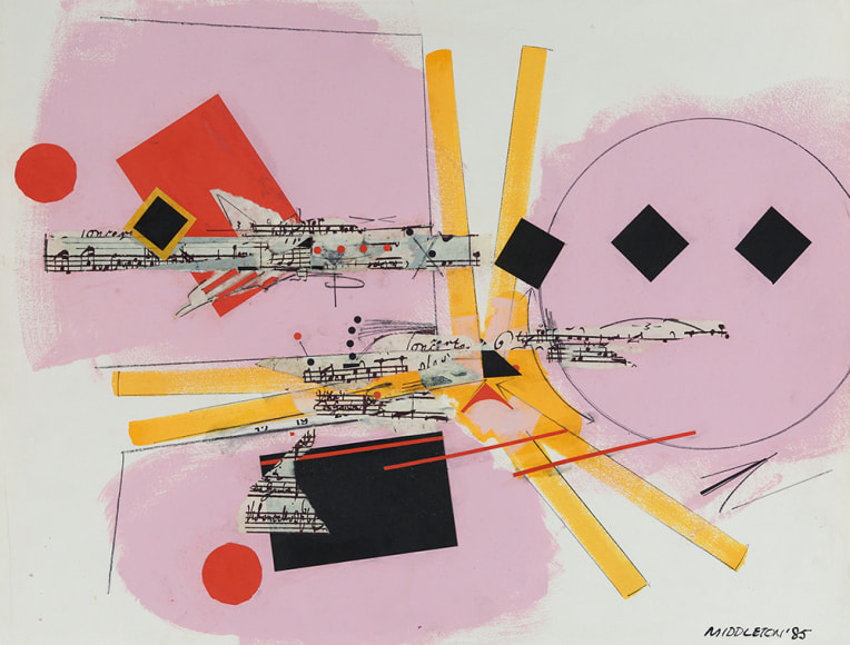 Sam Middleton, American, 1927-2015, Rhythm Section, 1985