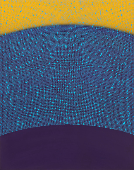 Double Hill 5 Painting, 2017, Acrylic on canvas over board