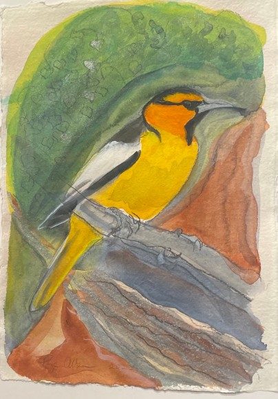 Tanger, 2022, Watercolor on paper