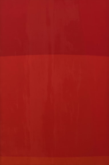 Red Painting, 1968, Oil on canvas