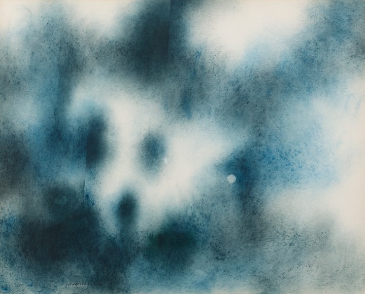 Norman Lewis (1909-1979), Composition in Blue Tones, 1960