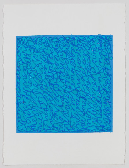 Louise P. Sloane, LBKiss-Cool Blue, 2019