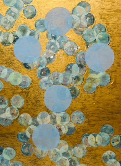 Molecular Boogie, 2019, Oil and resin on canvas