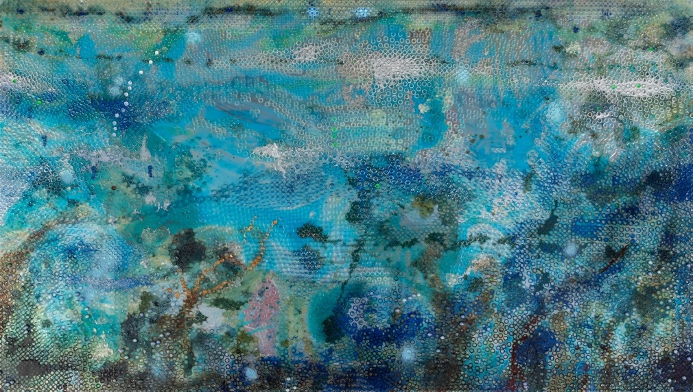 Ocean Teacher, 2024&nbsp;, Oil and resin on mirrored plexiglass&nbsp;