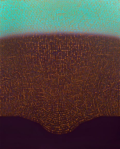 Arch Horizon-Hill and Bumpy Dale, 2018, Acrylic on canvas over board