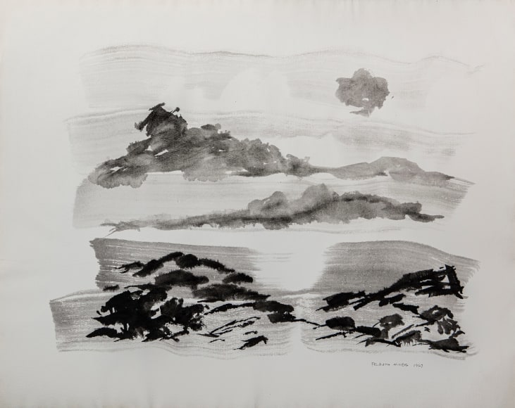 Untitled, 1967&nbsp;, Ink wash on paper&nbsp;