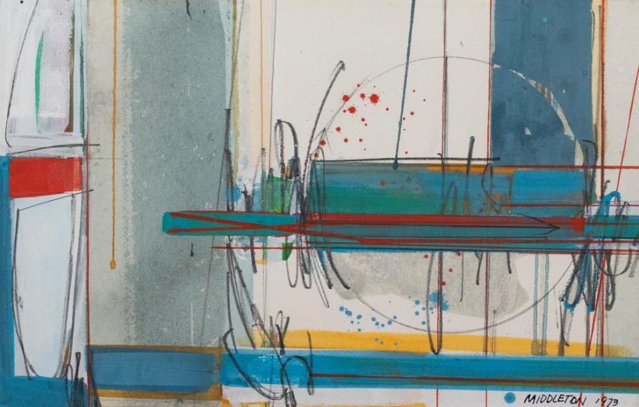 Untitled, 1973, Mixed media and collage on paper