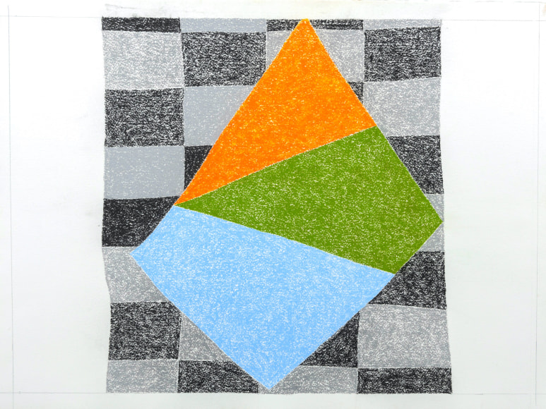 Untitled,1989, Pastel on paper