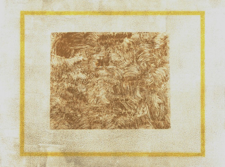 Sepia Image, 1982, Monotype on paper