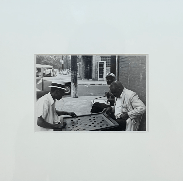 Chess Match, 1967, Gelatin silver print