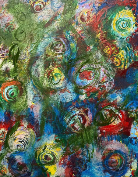 Garden of Time, 2023, Oil on canvas&nbsp;