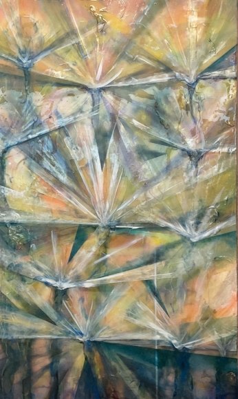 High Vibration, 2023&nbsp;, Oil and resin on canvas&nbsp;