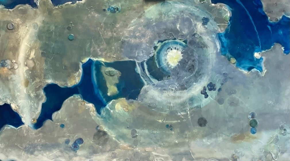 Insomnia, 2024&nbsp;, Oil and resin on mirrored plexiglass&nbsp;