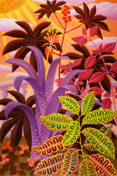 Amy Lincoln, Billbergia and Croton, 2016