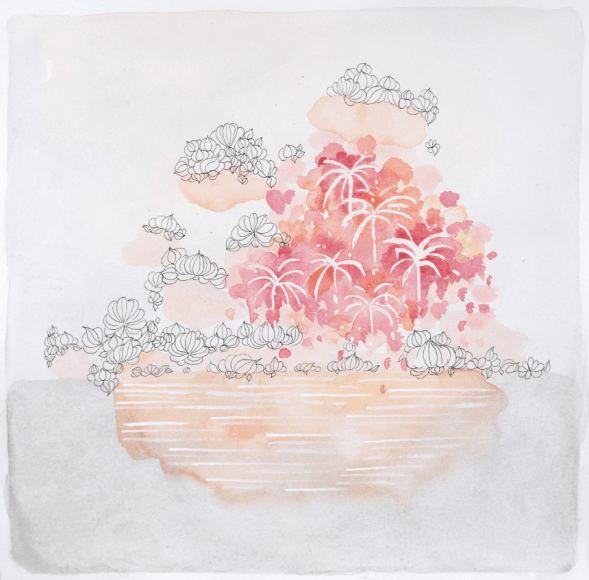 Crystal Liu, where did the romance go ? (cake drawings), "fireworks", 2015