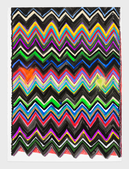 Carly Glovinski, Untitled (Chevron), 2018