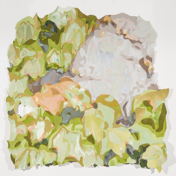 Naomi Kawanishi Reis, Ivy on Concrete Wall with Hole, 2017