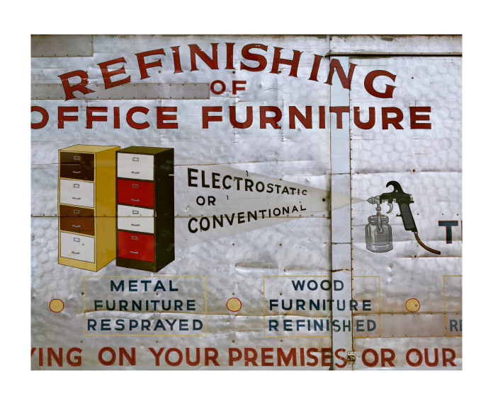 Refinishing, 1985, chromogenic print