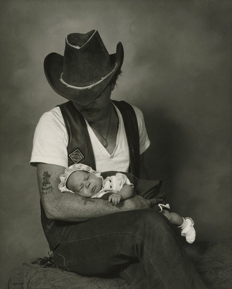 Father with Baby Girl, Santa Rosa, CA, from American Portraits, 1979-89 