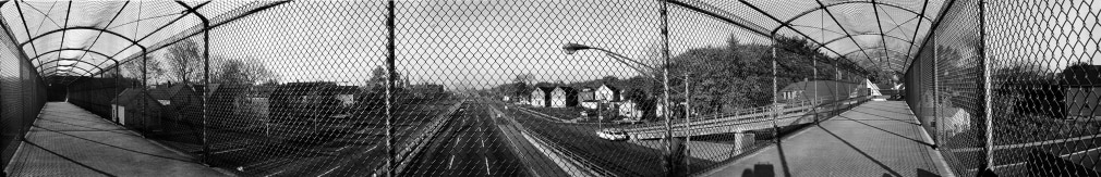 Pedestrian Overpass, 1968, vintage gelatin silver print