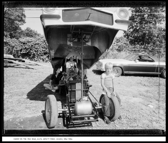 Danny on the Pro Vega, Esta Safety Park, Cicero, New York, 1984, vintage gelatin silver print