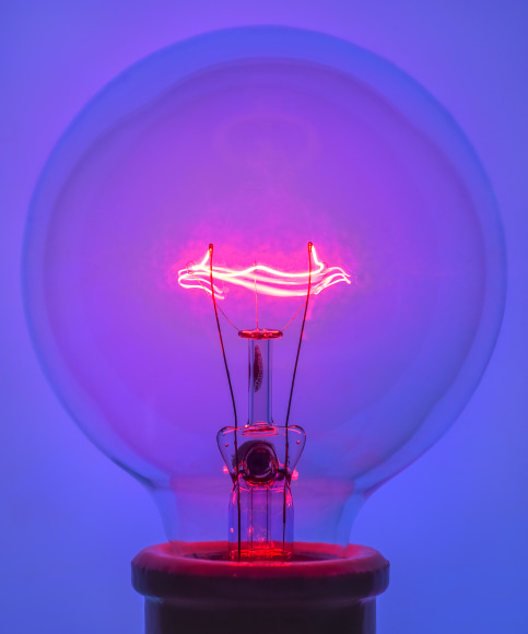 Light Bulb 1 Blue, 2018