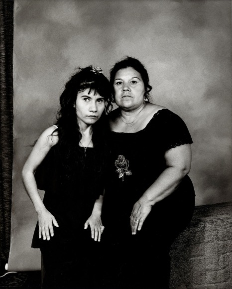 Mother and Daughter in Black Dresses, Santa Rosa, CA, from American Portraits, 1979-89 