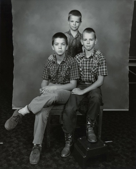 Three Brothers Bakersfield, CA, from American Portraits, 1979-89 