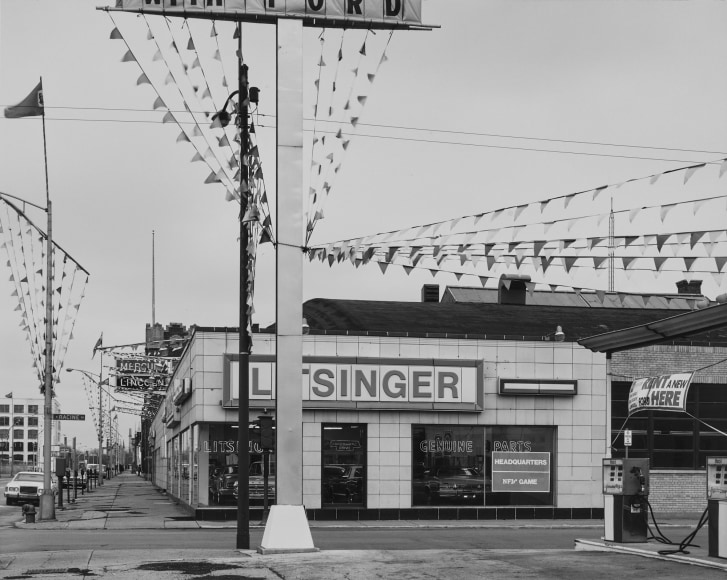 Intersection, West Washington and Racine Avenues, Chicago, Illinois, 1976