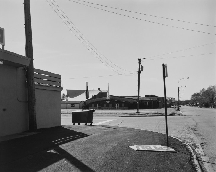 Intersection, Addison and Pacific Avenues, Chicago, Illinois, 1977