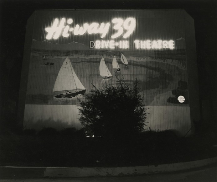 Drive-in Theater, Los Angeles, California, 1973