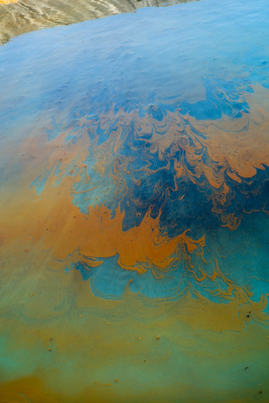 Fracking Pond: Pecos, Texas. , from the series, Beneath the Dirt of Great Men
