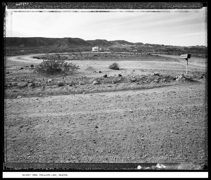 Desert Home, Ferguson Lake, Arizona, 1988, vintage gelatin silver print