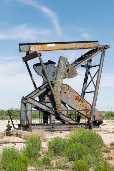 Oil Pump Jacks: Andrews, Texas, from the series, Beneath the Dirt of Great Men
