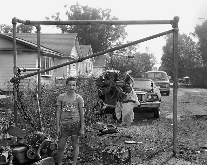 Boy with Staten Island T-shirt, 1983-84