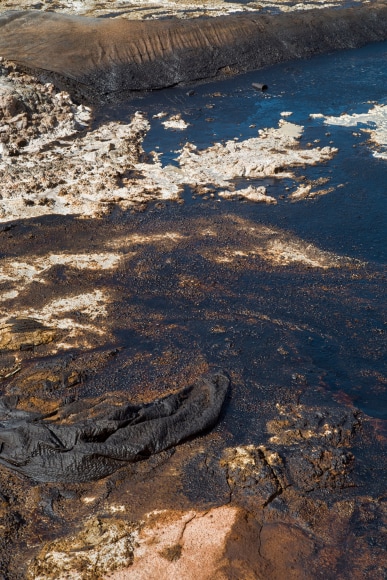 Fracking Pond: Snyder, Texas. , from the series, Beneath the Dirt of Great Men