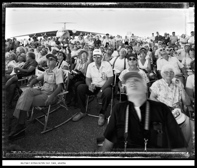 Military Appreciation day, Yuma, Arizona, 1985, vintage gelatin silver print