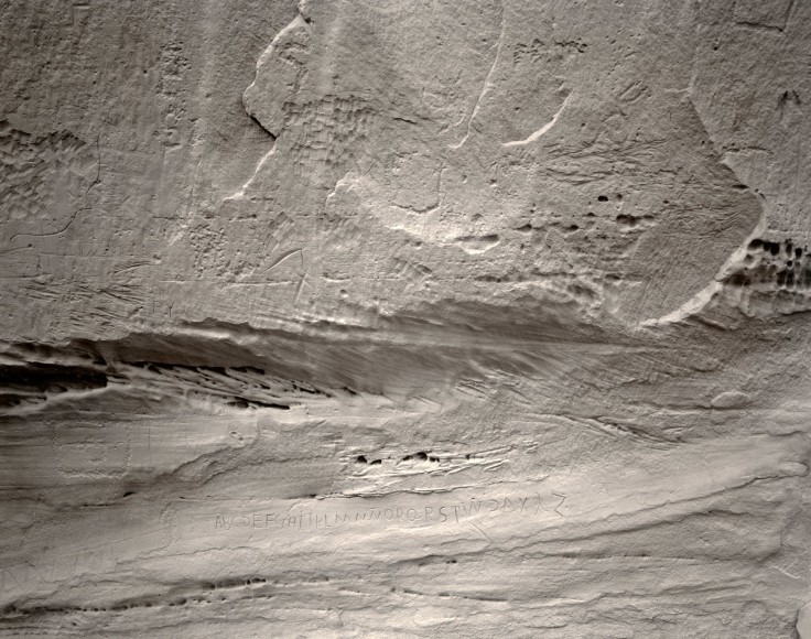 Spanish Alphabet, Inscription Rock, New Mexico, 1983