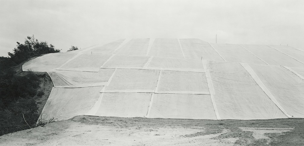 Plastic-Draped Hill, Dana Point, Orange County, CA