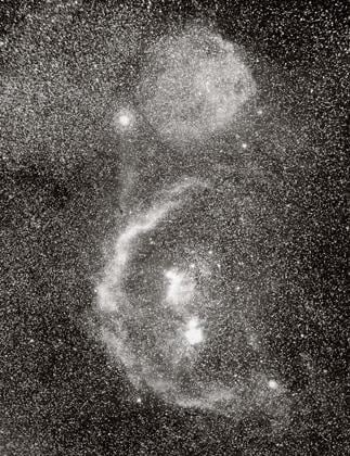 Barnard's Loop platinum-palladium print