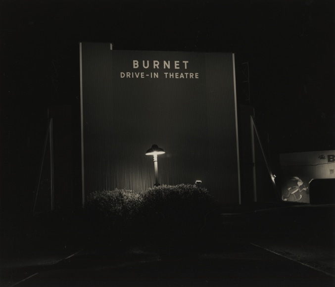 Drive-in Theater, Highway 81, Austin, Texas, 1973