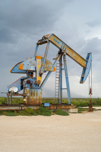 Oil Pump Jacks: Rankin, Texas, from the series, Beneath the Dirt of Great Men
