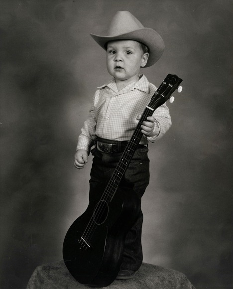 Toddler with Guitar, Merced, CA, from American Portraits, 1979-89 